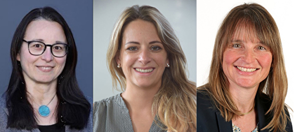 Kathleen Raths, Dorothea Luh und Zelinda Pahl 