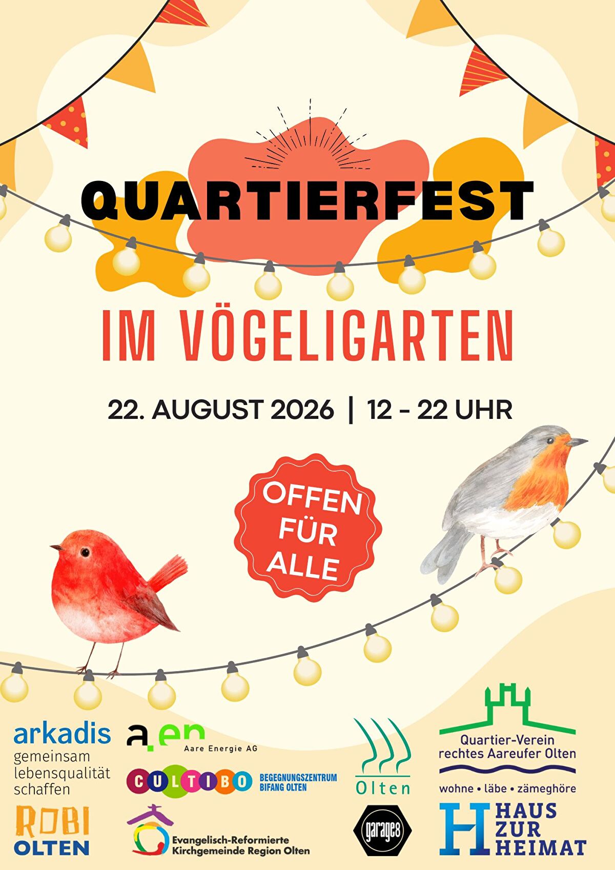 Quartierfest Vögeligarten