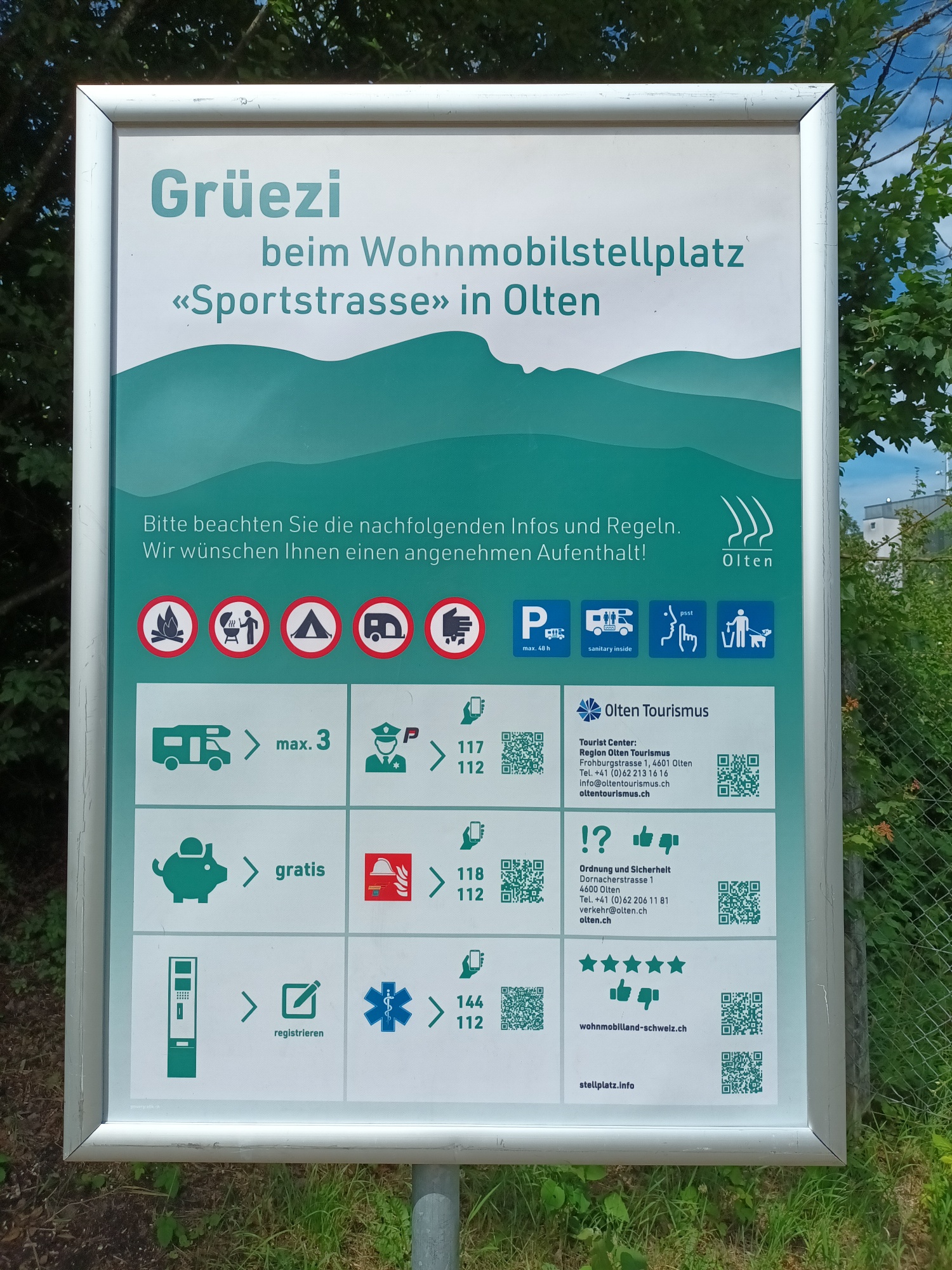 Standplatz-Ordnung