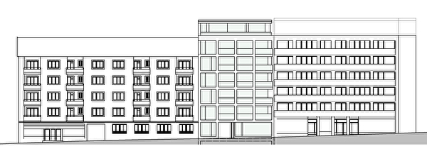 Die Blockrandbebauung gegen die Aarauerstrasse soll ergänzt werden.