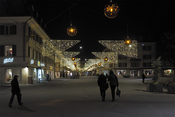 Weihnachtsbeleuchtung Innenstadt Olten