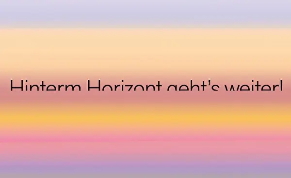 Fi­nis­sa­ge «Hin­term Ho­ri­zont geht's weiter»