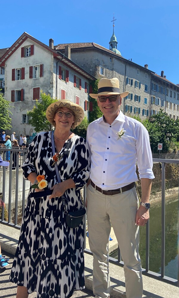 Marion Rauber (links) und Thomas Marbet (rechts)