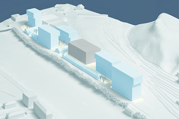 Das künftige Areal Bahnhof Nord im Modell