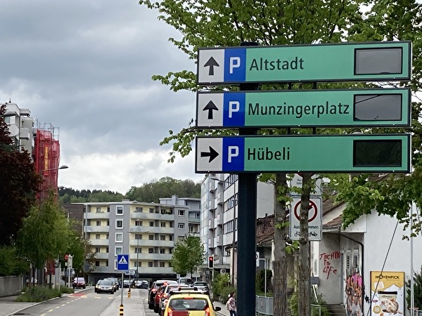 Parkleitsystem Olten
