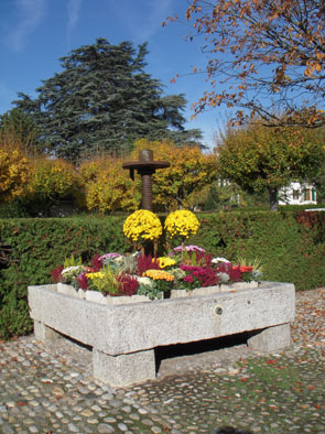 Pressoir dans la cour du Château