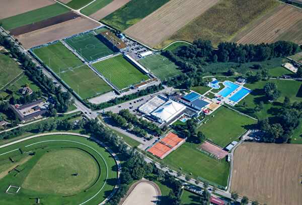 Luftbild Sportanlage Erlen