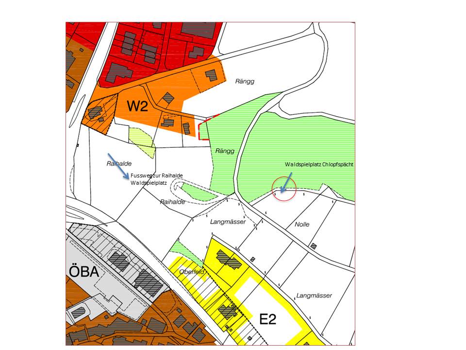 Lageplan Waldspielplatz