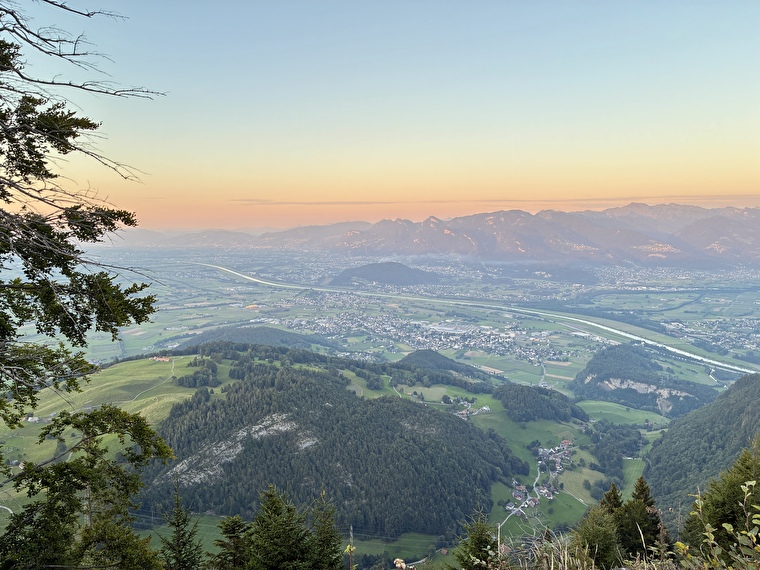 Blick von oben auf Oberriet