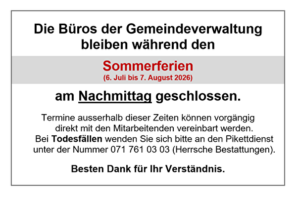 Öffnungszeiten