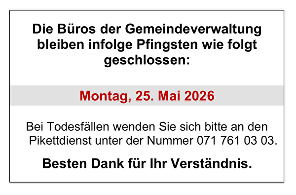 Öffnungszeiten