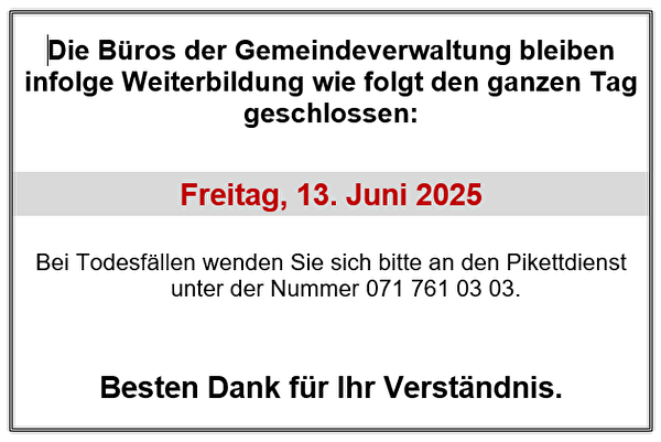 Öffnungszeiten