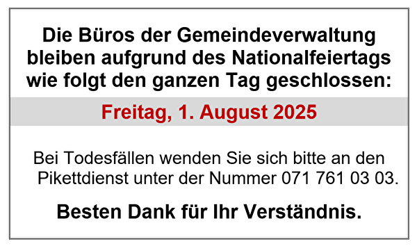 Öffnungszeiten