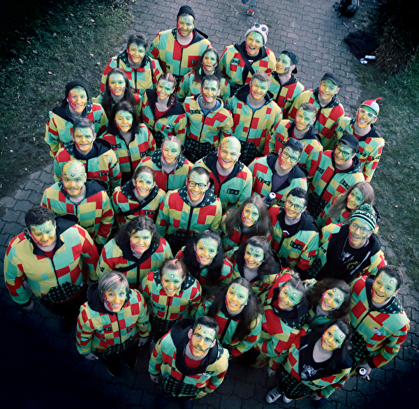 Gruppenfoto Guggenmusig Hornfääger