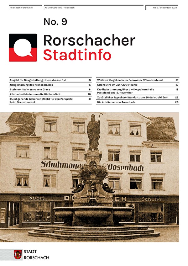Titelbild Stadtinfo Nr. 9