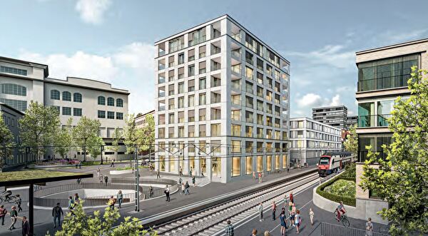 Visualisierung Stadtbahnhof Süd