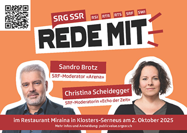 SRF-Veranstaltung im Rahmen von D Schwiiz hebt zäme