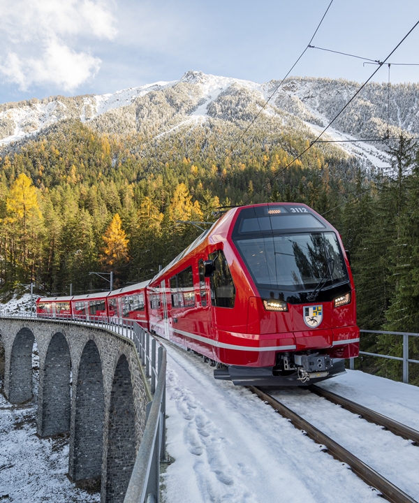 Neue Zugskomposition der Rhätischen Bahn