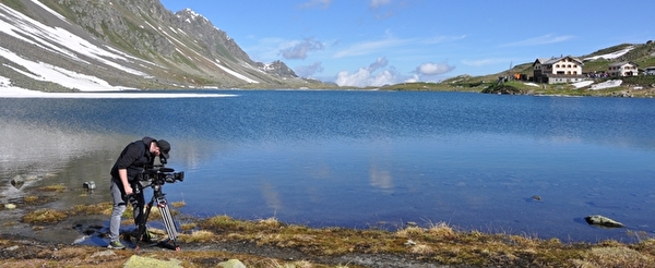 Kamera-Aufnahmen am Schottensee auf dem Flüelapass