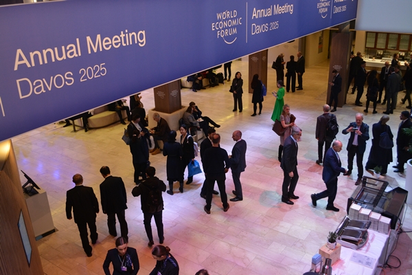 WEF-Jahrestreffen 2022, Blick ins Foyer