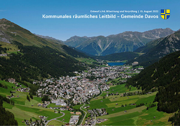 Titelseite des Entwurfs zum Kommunal-räumlichen Leitbild Davos
