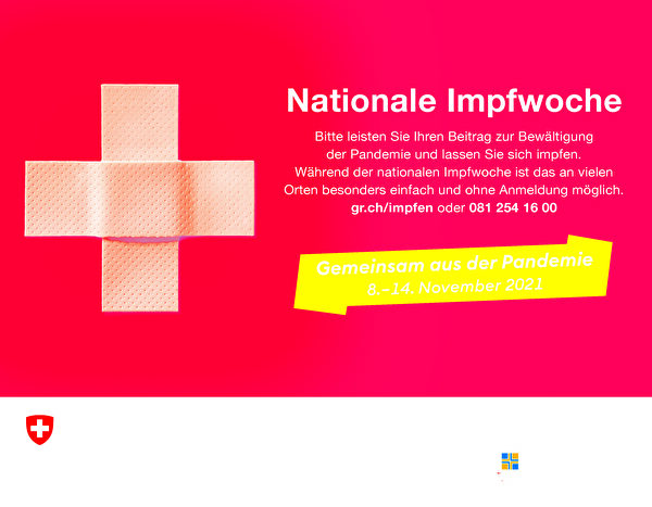 offizielles Inserat zur Impfwoche