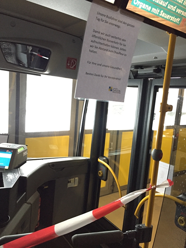 VBD-Information im Fahrgastraum
