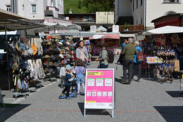 Frühlingsmarkt in Davos vom 26. Mai 2020