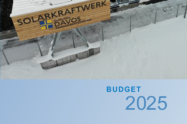 Budget 2025 Titelseite