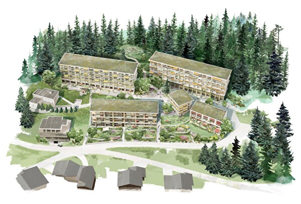 Illustration des neuen Valbella-Areals