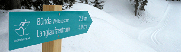 Loipenbeschilderung