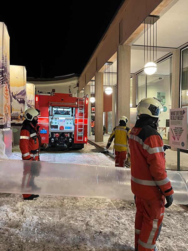 Feuerwehr Davos im Einsatz