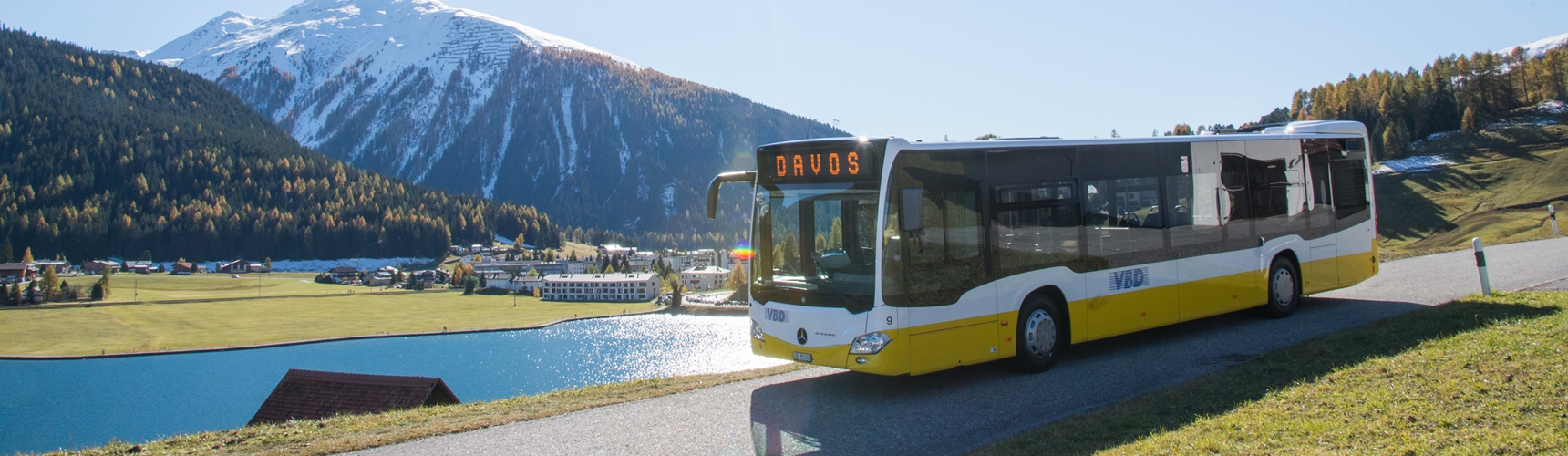 VBD-Bus oberhalb Davosersee