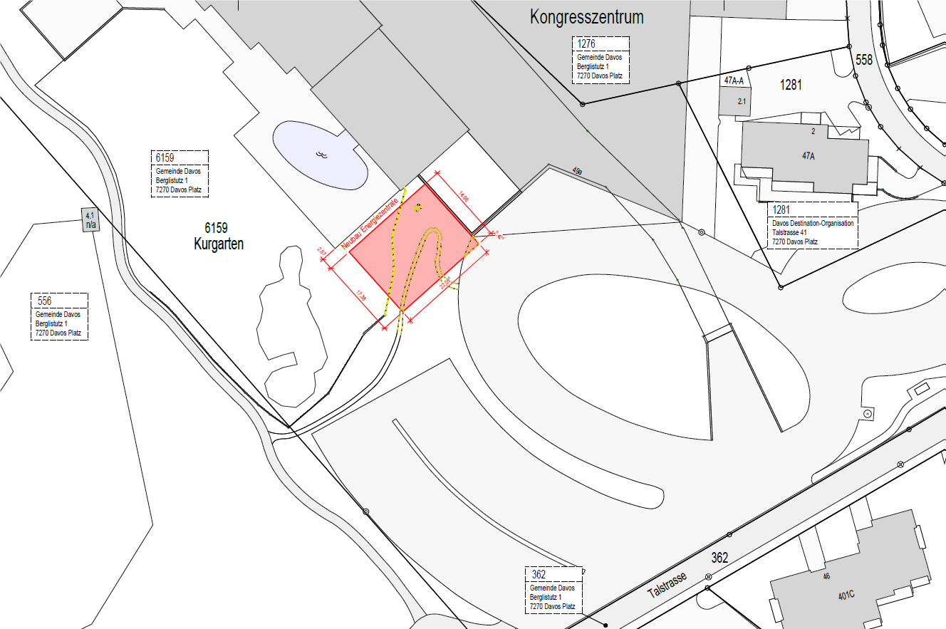 Situation Baustelle Energiezentrale