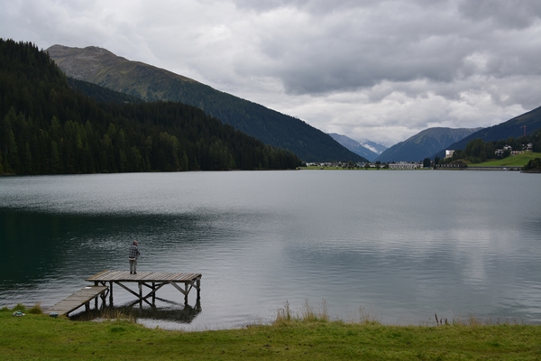 Fischer am Davosersee