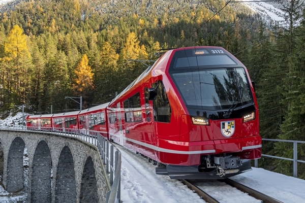 Neue Zugskomposition der Rhätischen Bahn