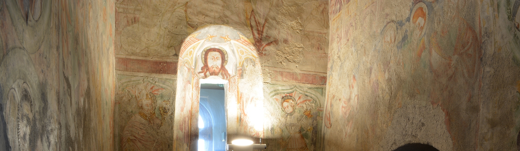 Mittelalterliche Fresken in der Kirche Theodul, Davos Dorf