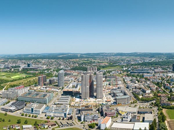 Blick ins Quartier Hochbord