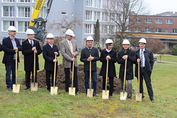 Spatenstich Ergänzungsbau ASZD