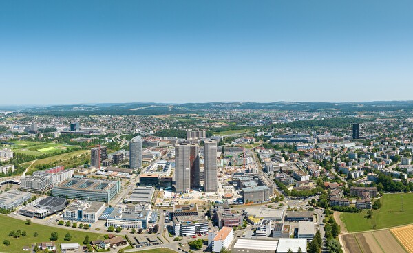 Blick ins Quartier Hochbord