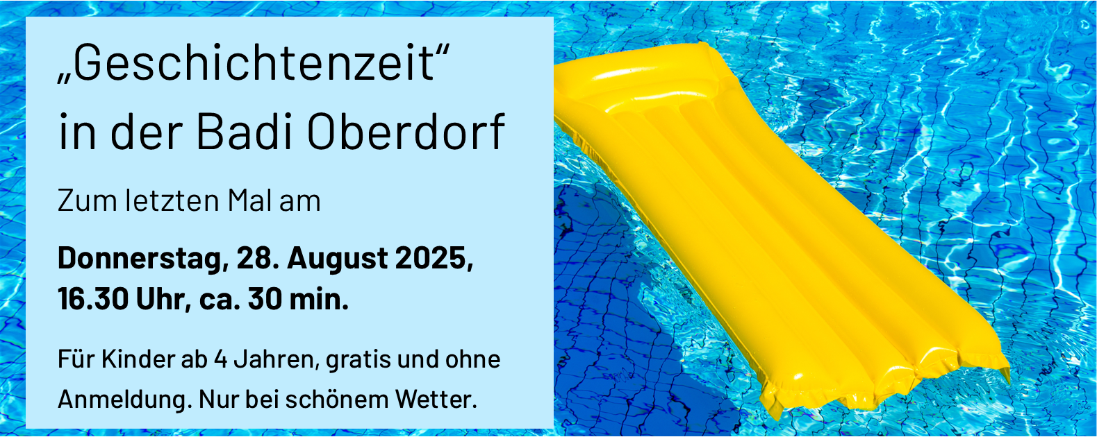 Geschichtenzeit in der Badi