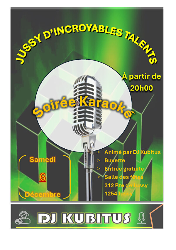 Affiche karaoké