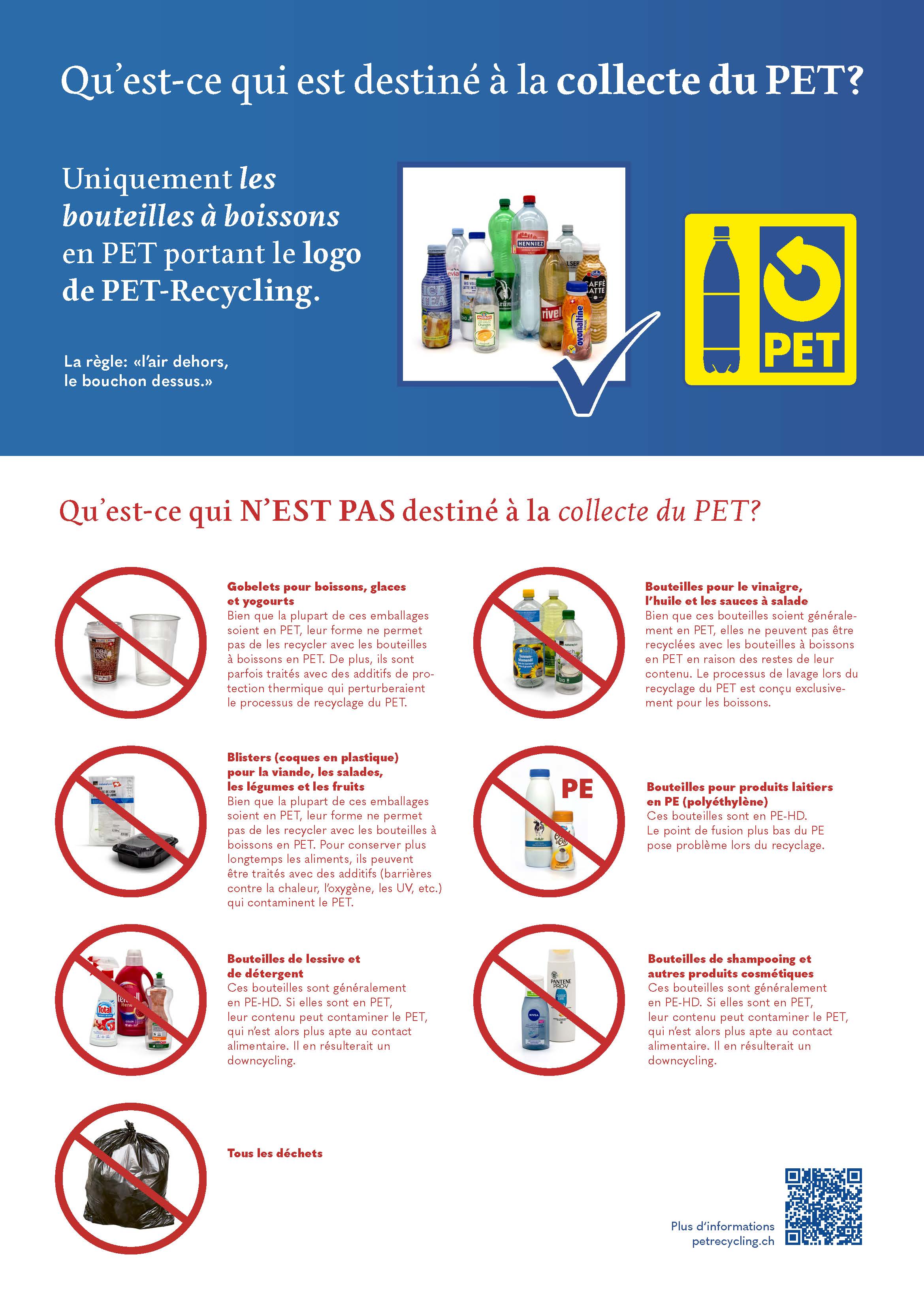 Flyer PET-Recycling
