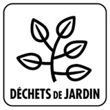 déchets de jardin logo