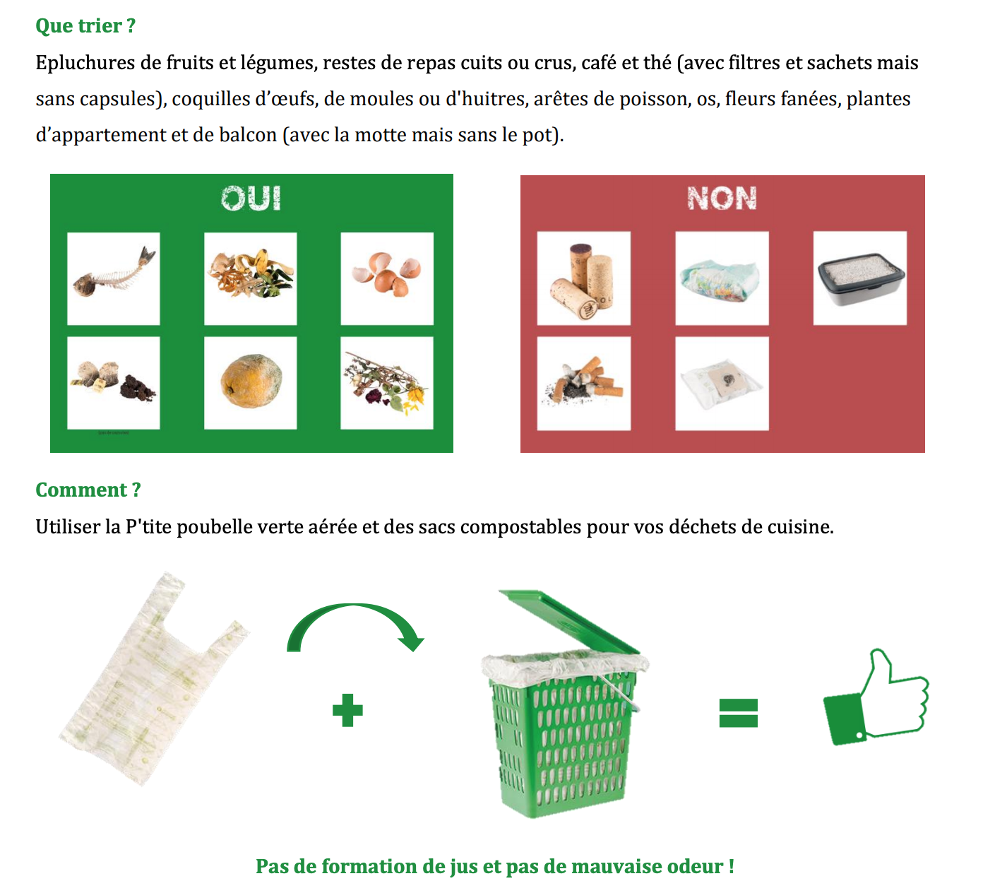 poubelle verte