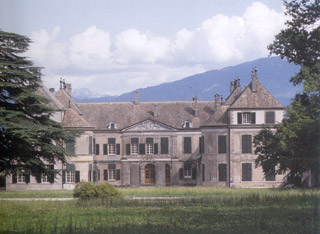 vue du château depuis son parc