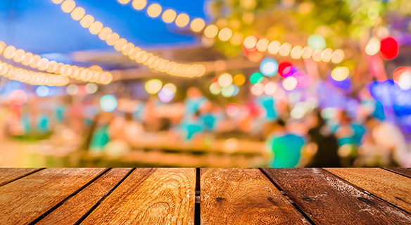 Photo d'une table de fête