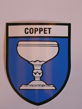 Autocollant avec les armoiries de Coppet