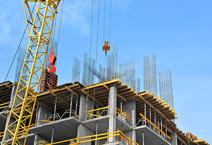 photo de chantier de construction