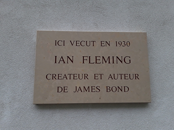 Plaque commémorative de Ian Fleming